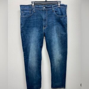 Levis 502 Jeans Mens Size 38x30 Blue Regular Stretch Dark Wash Denim